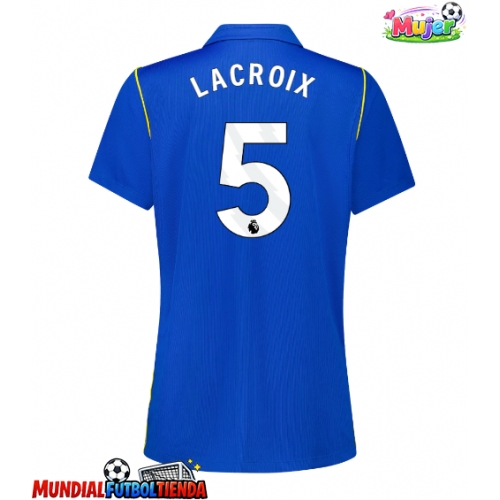 Camiseta Chelsea Maxence Lacroix #5 Primera Equipación Replica 2026-27 para mujer mangas cortas